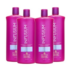 Infusium Moisturize and Replenish Conditioner - Hair Conditioner for Dry Hair - With Avocado and Olive Oils - Conditioner for Women - 4 pc