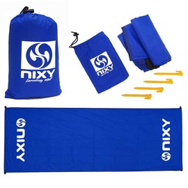 NIXY Landing Mat - Versatile and Durable 142" x 57" Mat - Made with Heavy Duty 100% Ripstop Nylon - Perfect Accessory for Paddle Board, Surfing, Kayak, and Scuba Dive Outdoor Activities - Blue