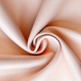 Faux Leather Fabric 1 Yard 54" x 36" Soft Solid Color Crafts Material 0.9mm Thick Perfect for Upholstery Covers, Bags, Leather Clothing and Accessories (PeachPuff)