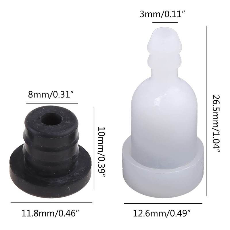 MONOJLY 3 Sets Tank Vent Air Check Valve Fit Most