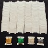 400 Pcs Embroidery Floss Bobbins,Cardboard Embroidery bobbins (White)