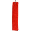 Longridge Luxury 3 Fold Golf Handtuch - Rot