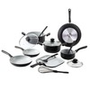 IMUSA Nonstick Ceramic Cookware Set 14-Piece, with Soft-Touch Handles, Aluminum,