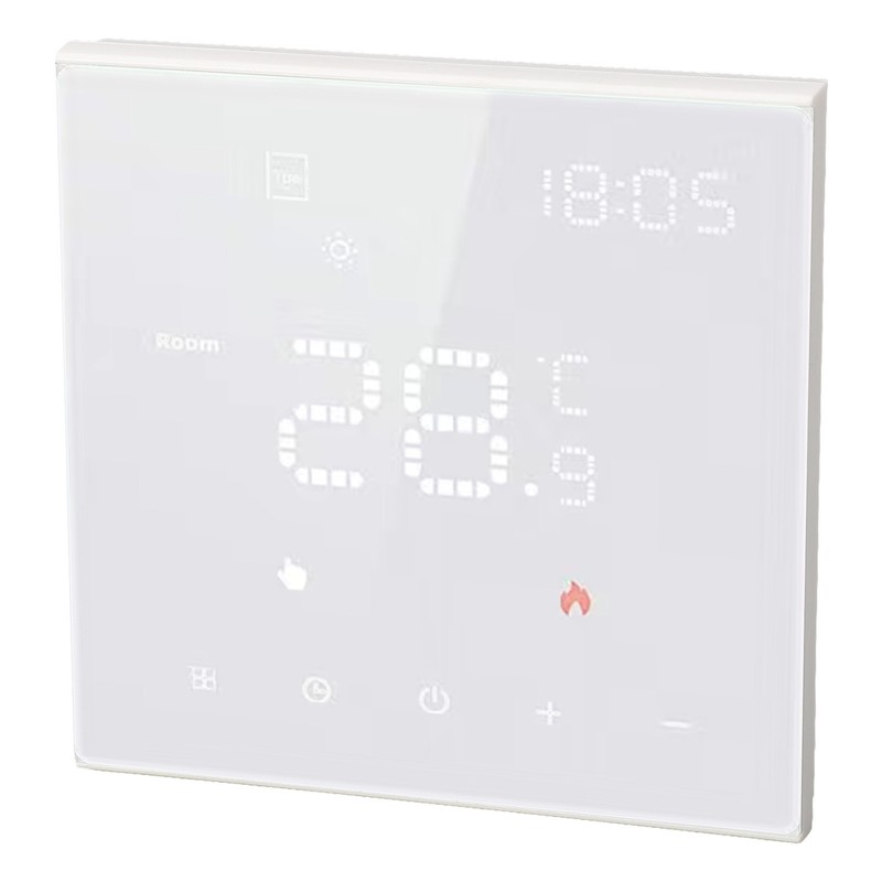 Smart Home Thermostat White Color Touch Digital Thermostat for Home