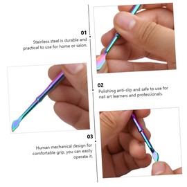 Healeved 6pcs Nail Cuticle Trimmer Kit for Easy Dead Skin Removal Ergonomic Manicure Tools for Nail Art and Grooming