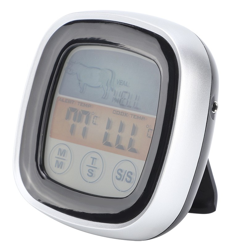Touchscreen Electronic Thermometer Digital BBQ Oven Cooking Meat Thermometer for