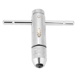 Llave de Carraca Ajustable M3-M8 con Mango T para Juego de Llave y Troquel, Herramienta Manual Multifuncional para Reparación de Tornillos, Ideal para Mantenimiento Industrial y Uso Profesional