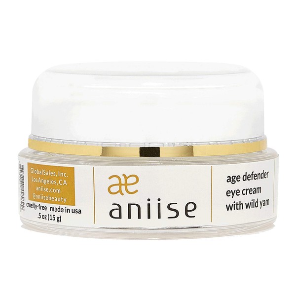 Age defender eye cream with Wild Yam