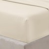 Oxford Homeware Cream Single Fitted Sheets -100% Brushed Microfibre 1800