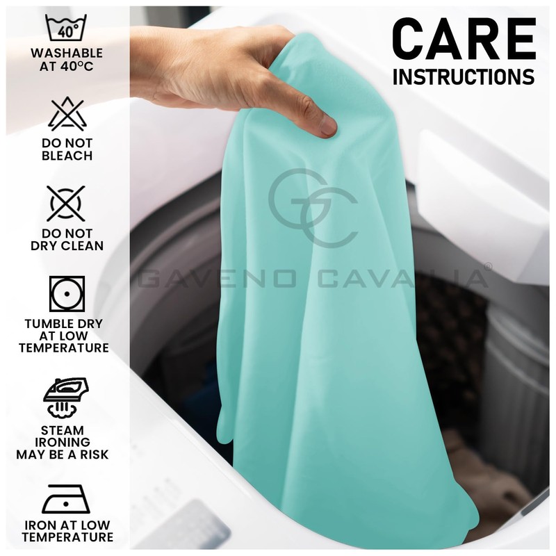 Premium King Size Extra Deep Fitted Sheet Aqua - Extra