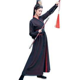 Chinese Traditional Hanfu Dress Ancient Swordman Costume Kungfu Suit Adult Knight Martial Arts Clothing Outfits