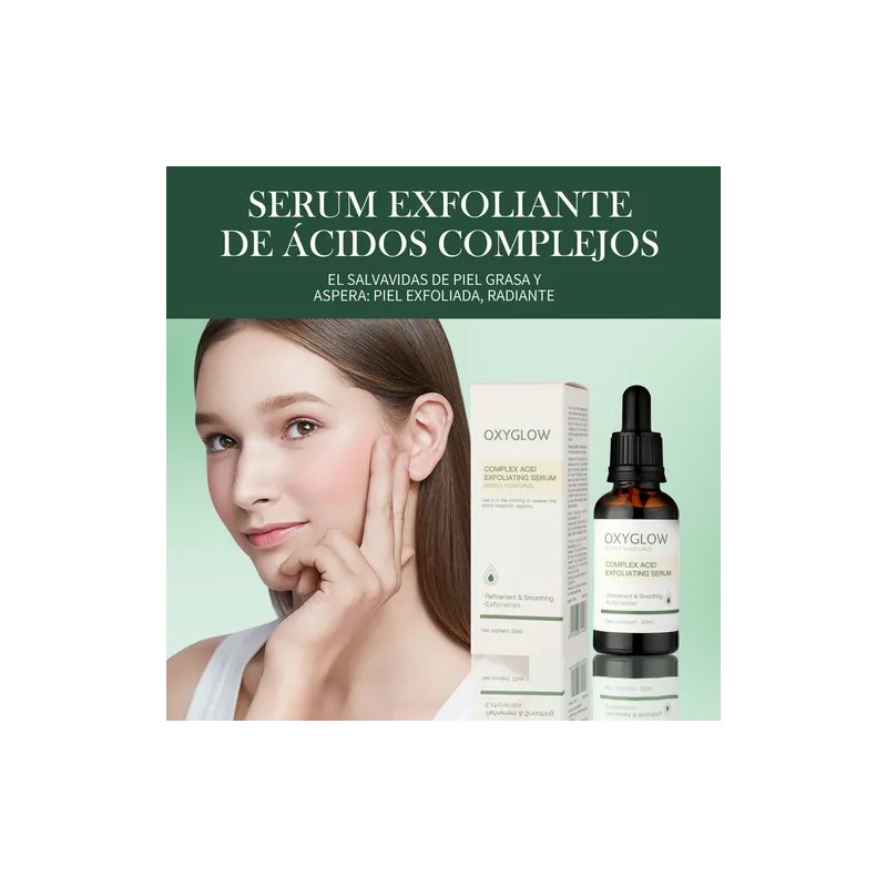 Serum Oxyglow Lactic Acid 10% + Ha Para Piel Normal