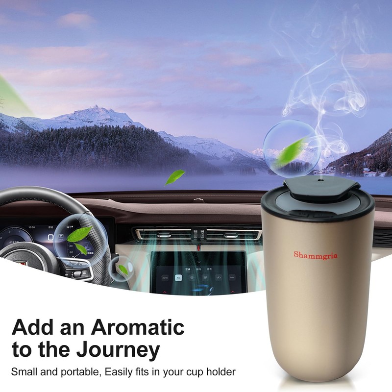Air Oil Diffuser for Home Waterless Essential Oil Diffuser, Rechargeable