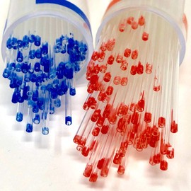 Glass Capillary Tube Set, Plain and Heparinized, Karter Scientific (Set of 1000)