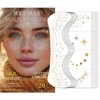 20 Pcs Gold Glitter Freckles Face Tattoo, Glitter Freckles Makeup