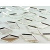 1" x 1/2" Diamond Shape Mirror Mosaic Tile. 150 pcs