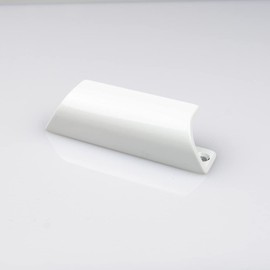 FELGNER Balcony Door Handle 6010 Door Handle for Balcony and Patio Outdoor Mounting Pull Handle Balcony Handle for Pulling Weather Resistant Screws - F9016 Traffic White Coated