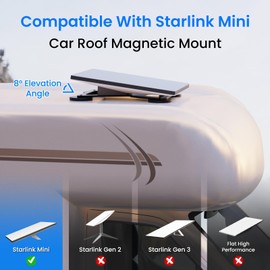 BarBaren for Starlink Mini Mount, for Starlink Mini Magnetic Mount-Aluminum Alloy（Cannot Suction on Glass）