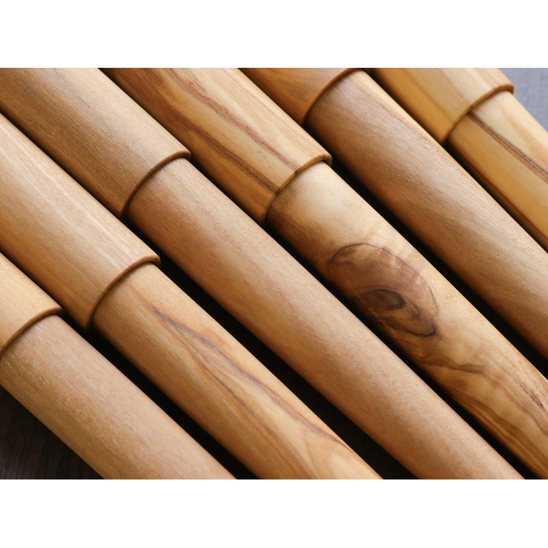 WANCHER World Tree Fountain Pen, Olive Wood Axis, Carefully Selected