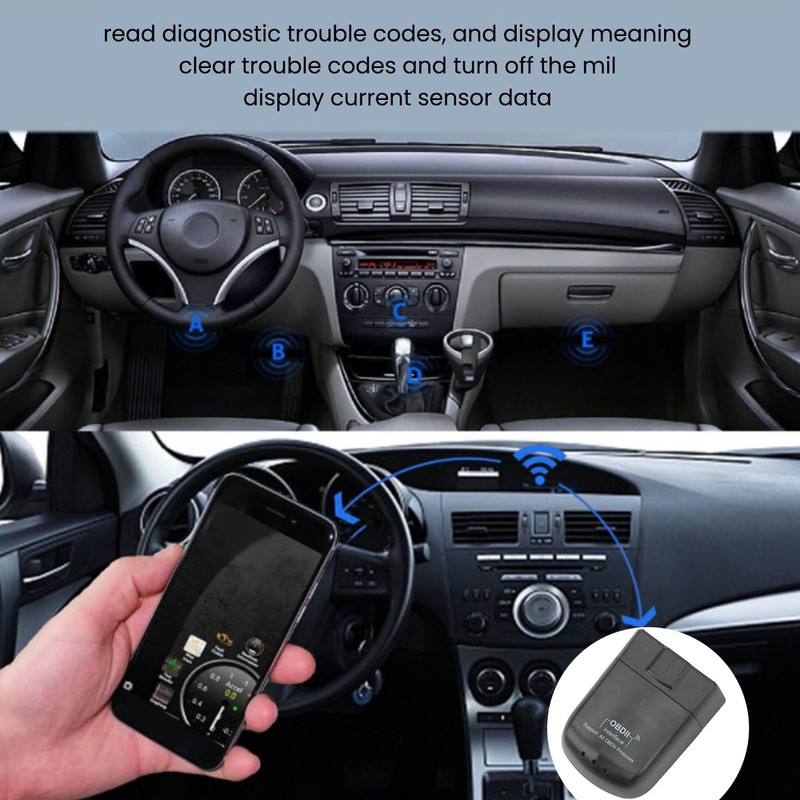 Wifi OBD2 Scanner Multifunction Professional Car Diagnostic Tool High Accuracy