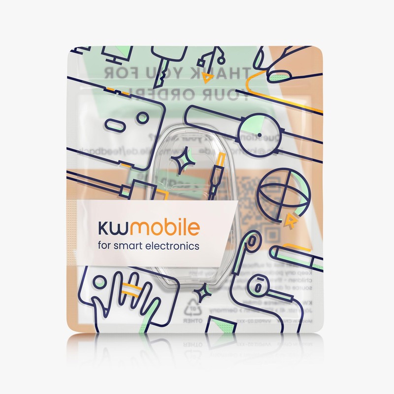 kwmobile Custodia Chiave Auto Compatibile con Fiat 600 600e Hybrid