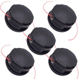5 Pack SRM-225 Trimmer Head FOR Echo Eater Speed-Feed 400 SRM-230 SRM-210 SRM2100 SRM225 PAS210 PAS225 PAS230 PAS260 Shiandaiwa T195S T220 T222 T230 T231 Fit Most Echo SRM Straight Axle Trimmer