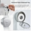 KLIVYA Paper Towel Dispenser Key,Stainless Steel Toilet Paper Dispenser Key