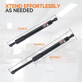 GAMPRO - Kit de accesorios de asistencia para portón trasero compatible con F150 2015-2024, amortiguadores de choque para portón trasero para Ford F150 2015-2024