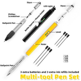 Stocking Stuffers,Gifts for Men from Daughter Son Wife, Multitool Pen 10 in 1 Multi Tool Gifts for Dad Men Grandpa Christmas Day Gifts from Son Husband's Gift Fathers Gift