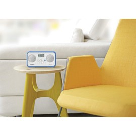 FM Stereo/AM Digital Tuning Portable Radio with Protective Bumper (Blue)