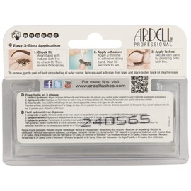 Ardell Fashion Lashes Strip Lashes, 120 Black (Pack of 6 Pairs)