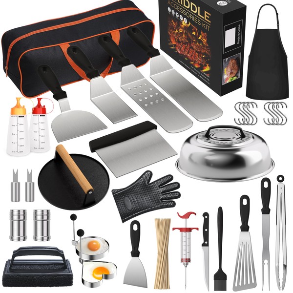 Furnhome 134 Pcs Griddle Accessories Kit, Upgraded Griddle Accessories for