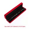 FAYADA Long Velvet Chain Necklace Gift Box, Red Bracelet Storage