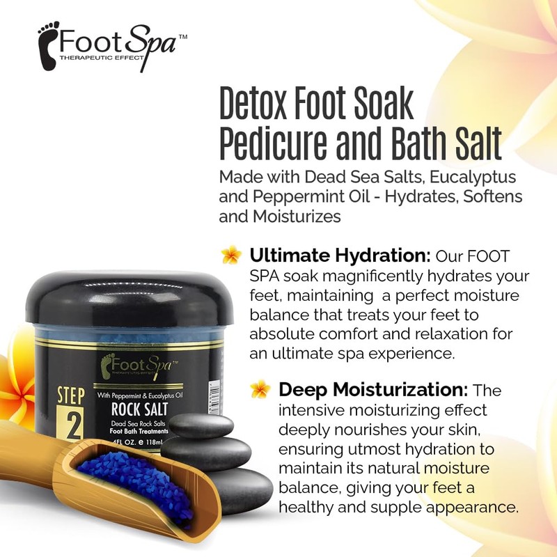 FOOTSPA - Regular Rock Salt for Bath - Relaxing and
