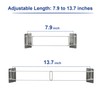 Safoner RV Shower Corner Storage Bar- Adjustable Stainless Steel Rod