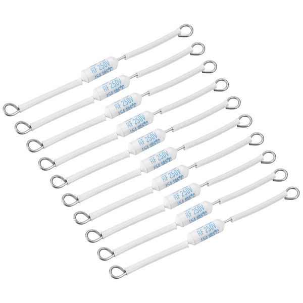 uxcell 250V 15A 185 Celsius Circuit Cut-off Temperature Thermal Fuse