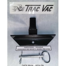 Trac-Vac NEW Trac-Vac Hitch Receiver Drawbar DIXON 8025 MID MOUNT Z 8026D PRO2700 TRACTOR