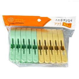 Domestic Sun-Filled Strong Angled Clothespins, 10 Pcs Clothespin-R 4ea