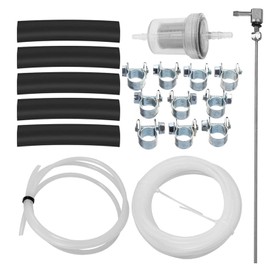 Copgge Diesel Heater Fuel Tank Standpipe Pick Up Inline Fuel Filter Fuel Pipe Line Hose Clip Auxiliary Fuel Tank Stand Pipe fits for Eberspacher Webasto Parking Heater, for Chinese diesel heater