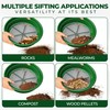 SE 13.25 Inch Wide Stackable Classifier Gold Prospecting Pan Set