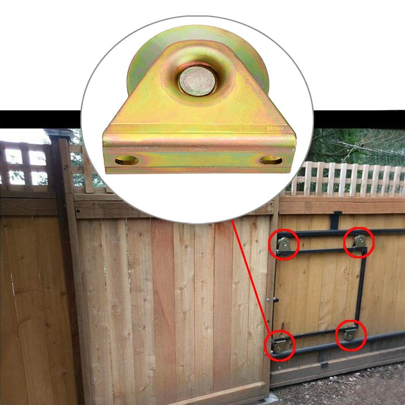 Skelang 3" Sliding Gate Wheels, V Groove Caster, Heavy Duty