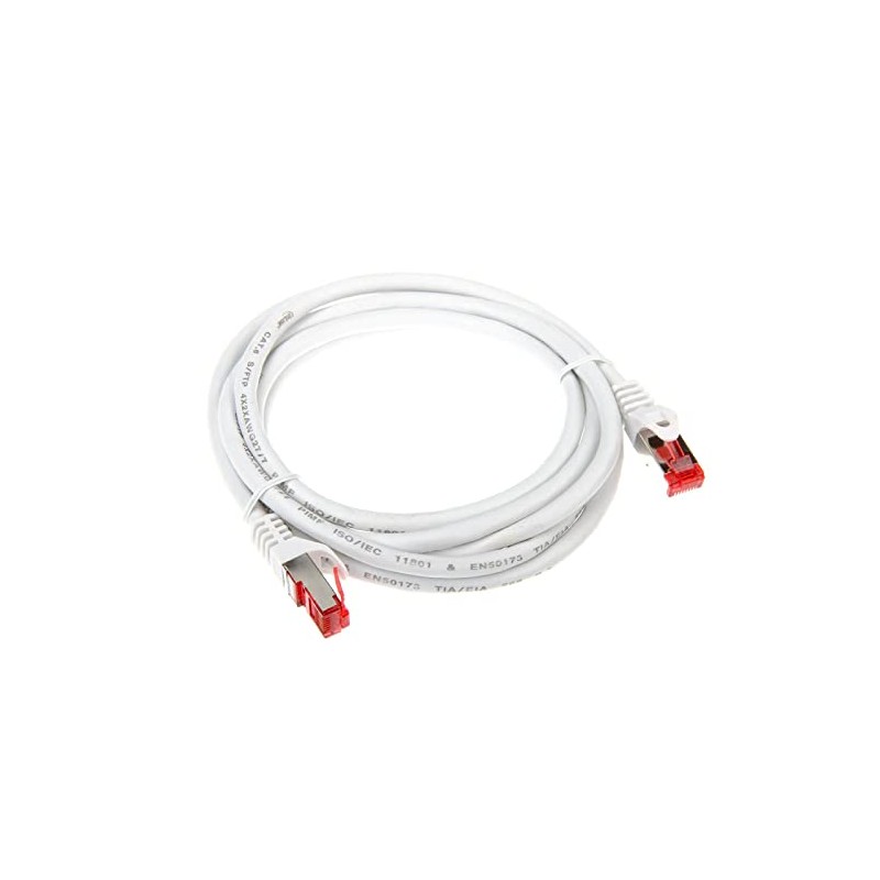 InLine® Patch cord, InLine®, S-STP/PiMF, Cat. 6, white, 2m
