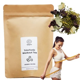 Teapro TrimTonic Workout Tea | Natural Herbal Tea Blend | Fitness & Detox Loose Leaf Tea (100g)