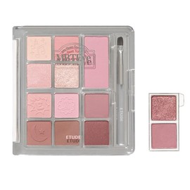 ETUDE My Best Tone Eye Palette, IE Good Angel, Multicolor Palette, Eye Shadow, Glitter, Shimmer, Mat, Replacement, Portable, Custom