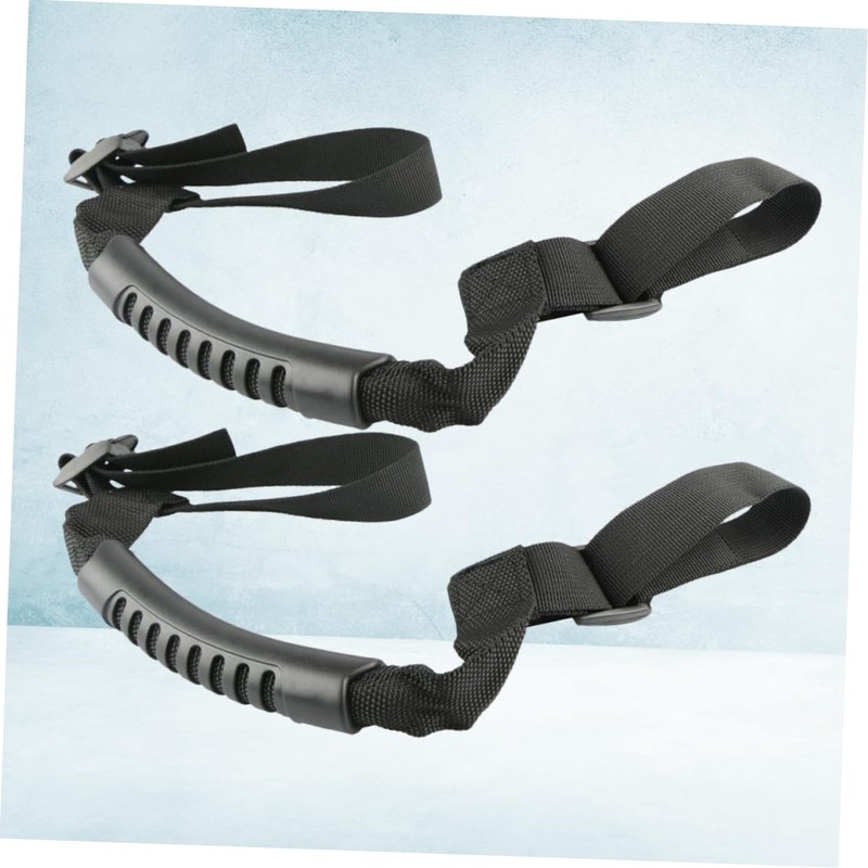 Healvian 2pcs Grab Handle for Car Roof inside Handrail Roll