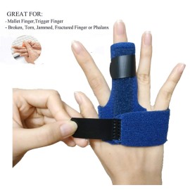 Mcvcoyh Trigger Finger Splint, Finger Knuckle Support Brace, Adjustabl