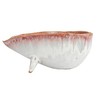 Bloomingville Stoneware Footed Bowl, Berry