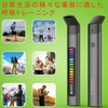 呼吸トレーナー 肺活トレーナー 肺活量 トレーニング 器具 肺活量計 USB充電式 カラーLED 小型 軽量