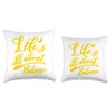 Life's All About Balance SUP Paddle Board Throw Pillow