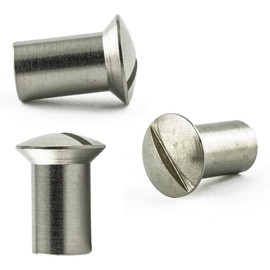 M5 x 14 mm (Pack of 50) Sleeve Nuts with Pan Head and Slot - Stainless Steel VA A1 V1A - Sleeve Nuts Rustproof AGBERG